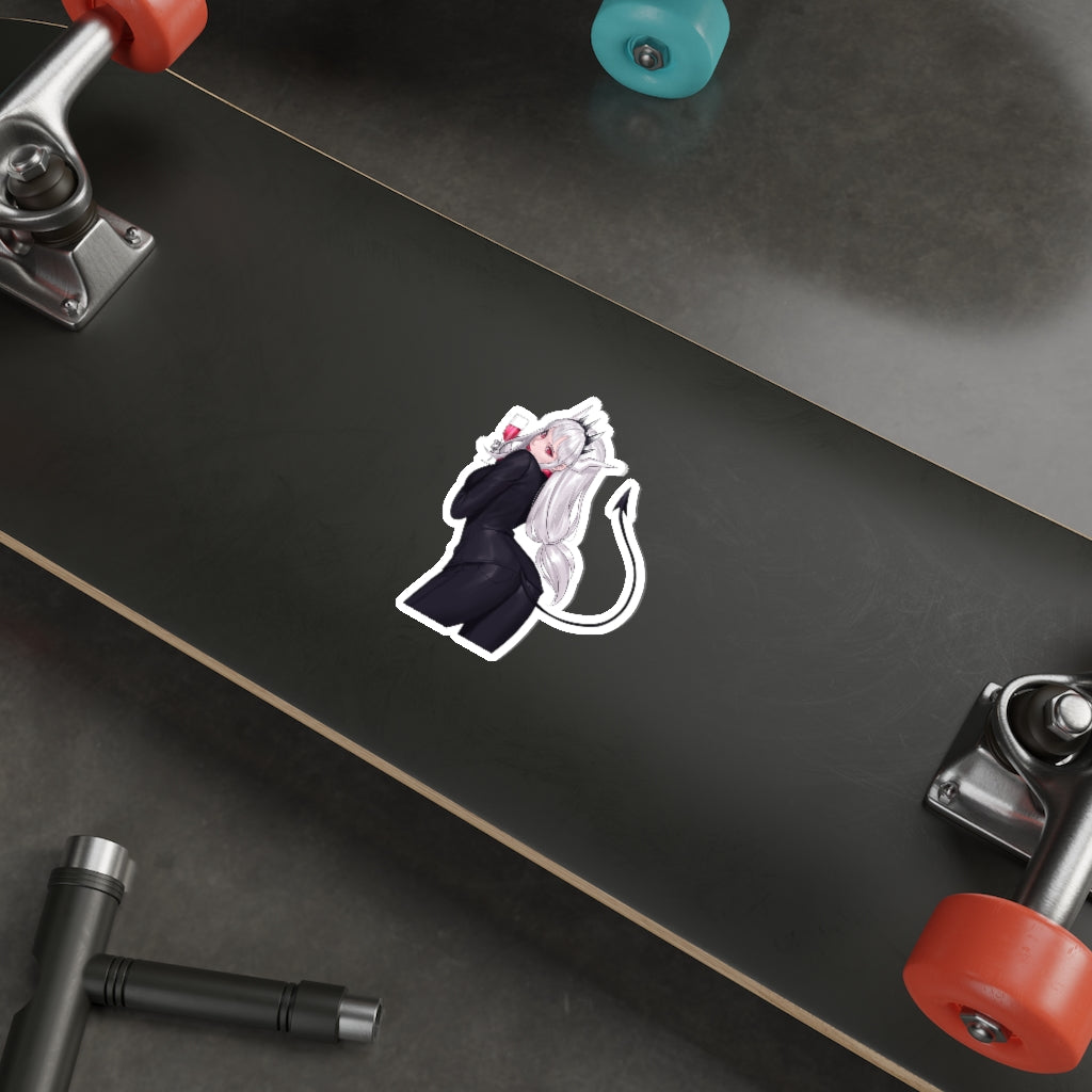 Sexy Lucifer Helltaker Waterproof Sticker - Ecchi Vinyl Decal