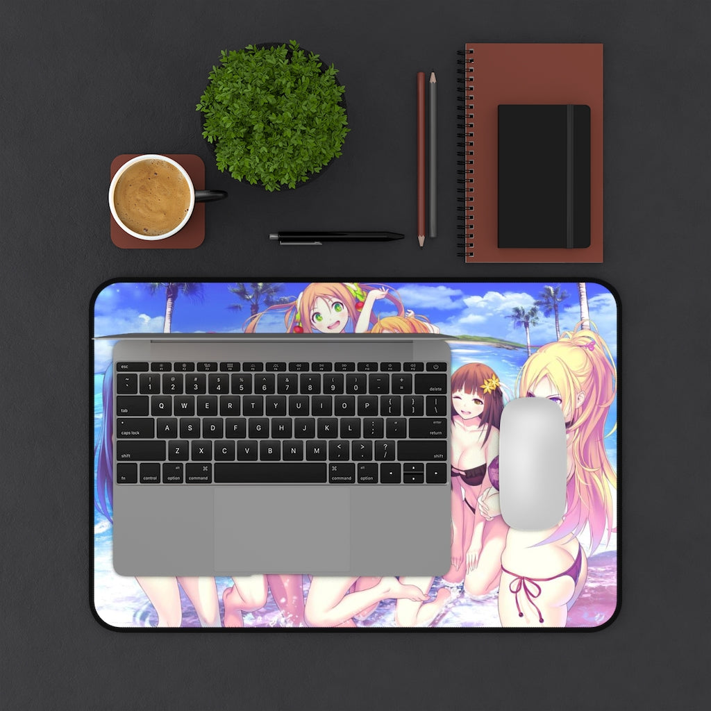 Valkyrie Drive Sexy Mousepad - Bikini Waifus Ecchi Desk Mat - Anime Playmat