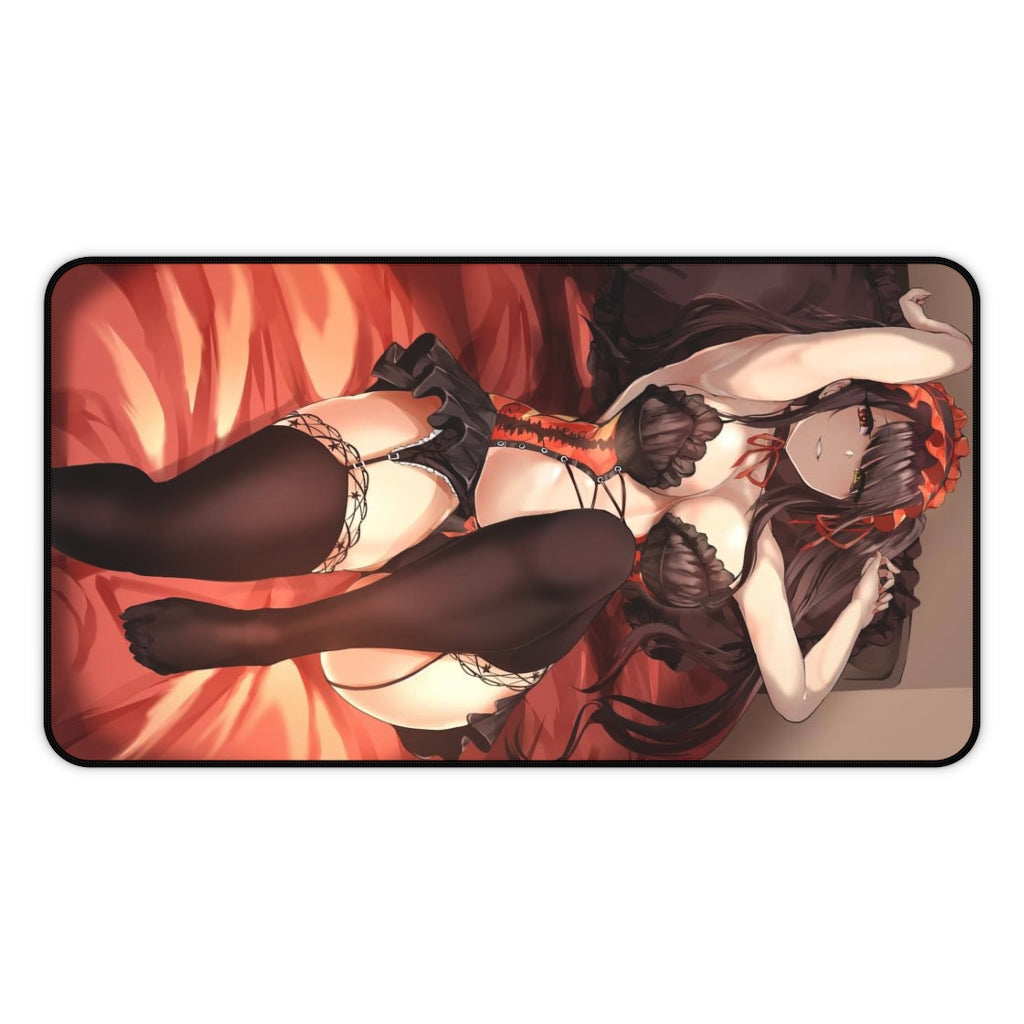 Date A Live Sexy Mousepad - Lingerie Kurumi Tokisaki Anime Desk Mat - Ecchi Playmat