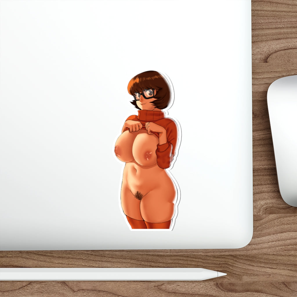 Velma Scooby Doo Hentai Nude Waterproof Sticker - Ecchi Vinyl Decal