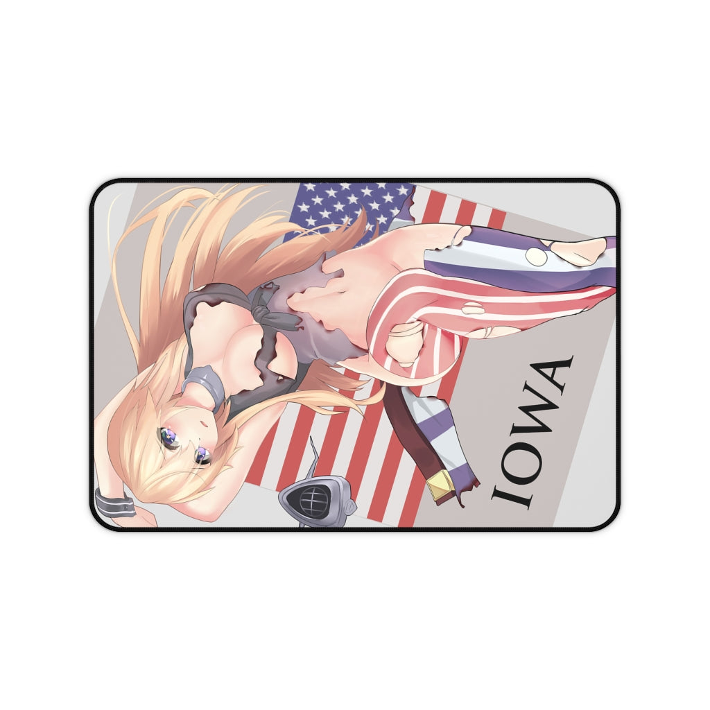 Kancolle Iowa Anime Mousepad - Kantai Collection Large Desk Mat - Kankore Ecchi Mouse Pad