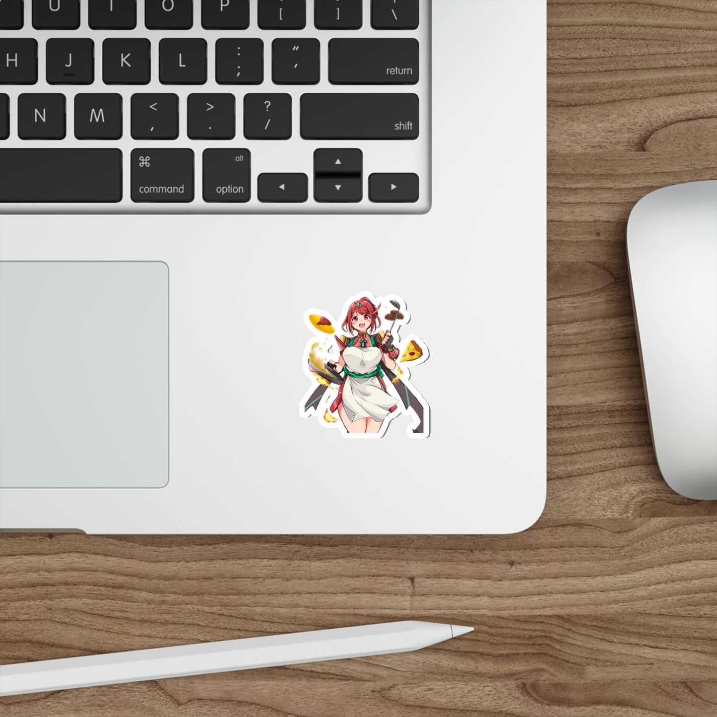 Xenoblade Pyra Cooking Waterproof Sticker - Ecchi Vinyl Decal