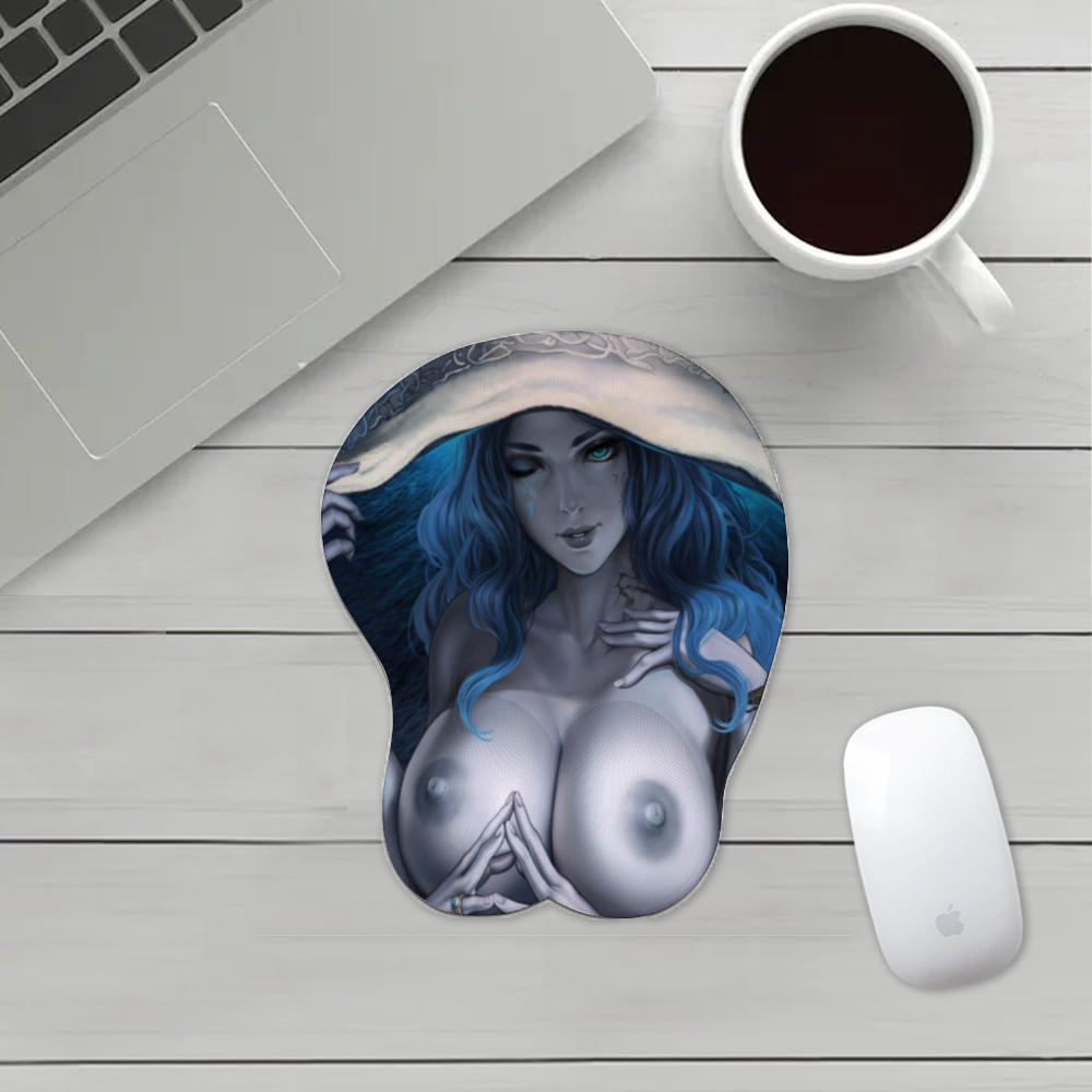 Anime 3D Boobs mousepad with Wrist Rest | Sexy Oppai Mouse pad for PC | Oppai mousepad with wrist support