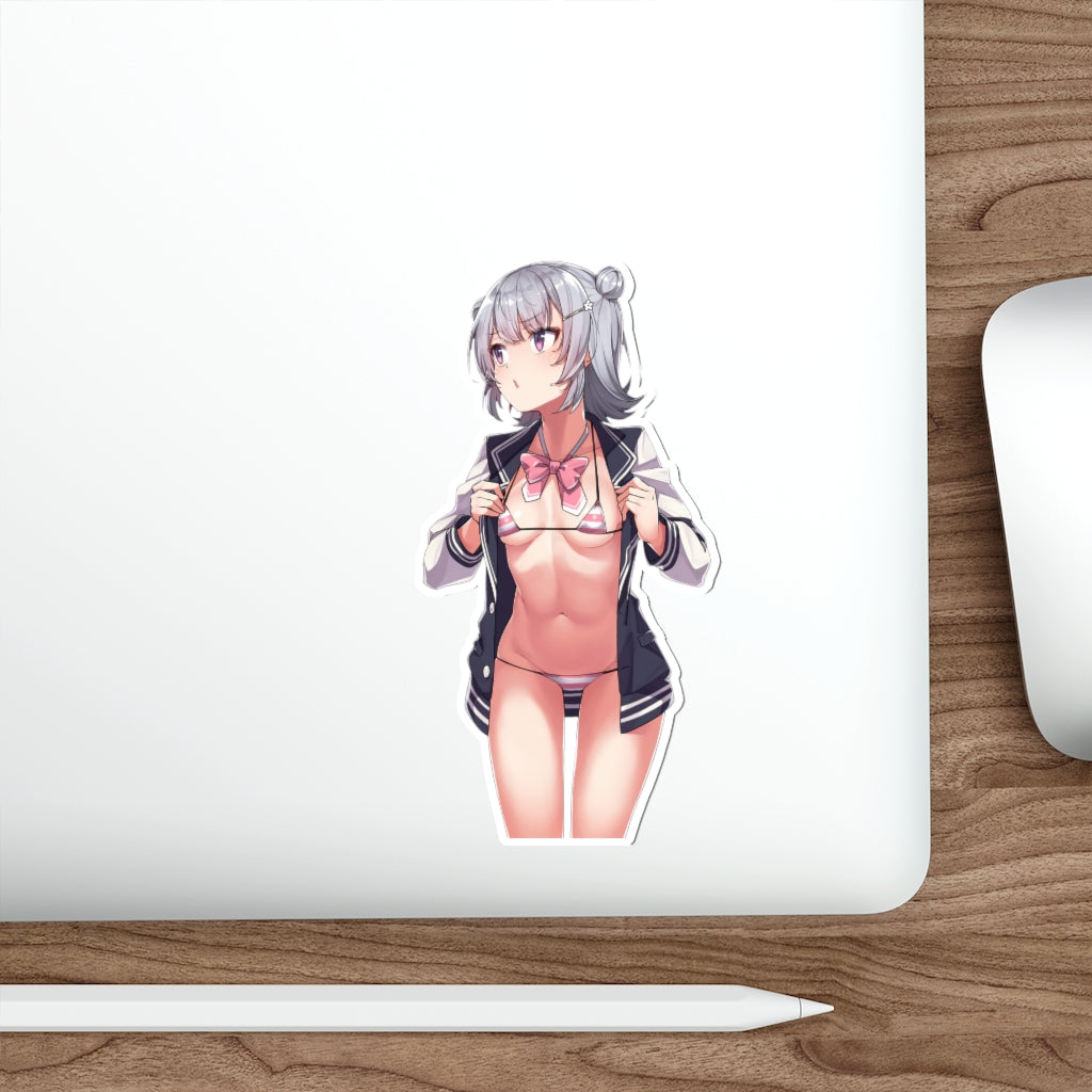 Koharu Rikka Sexy Bikini Voiceroid Waterproof Sticker - Ecchi Vinyl Decal