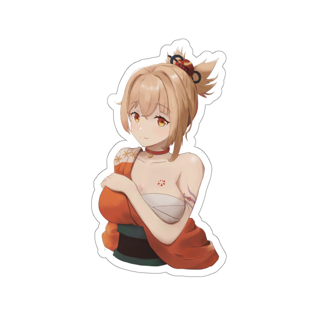 Sexy Boobs Yoimiya Genshin Impact Waterproof Sticker - Ecchi Vinyl Decal