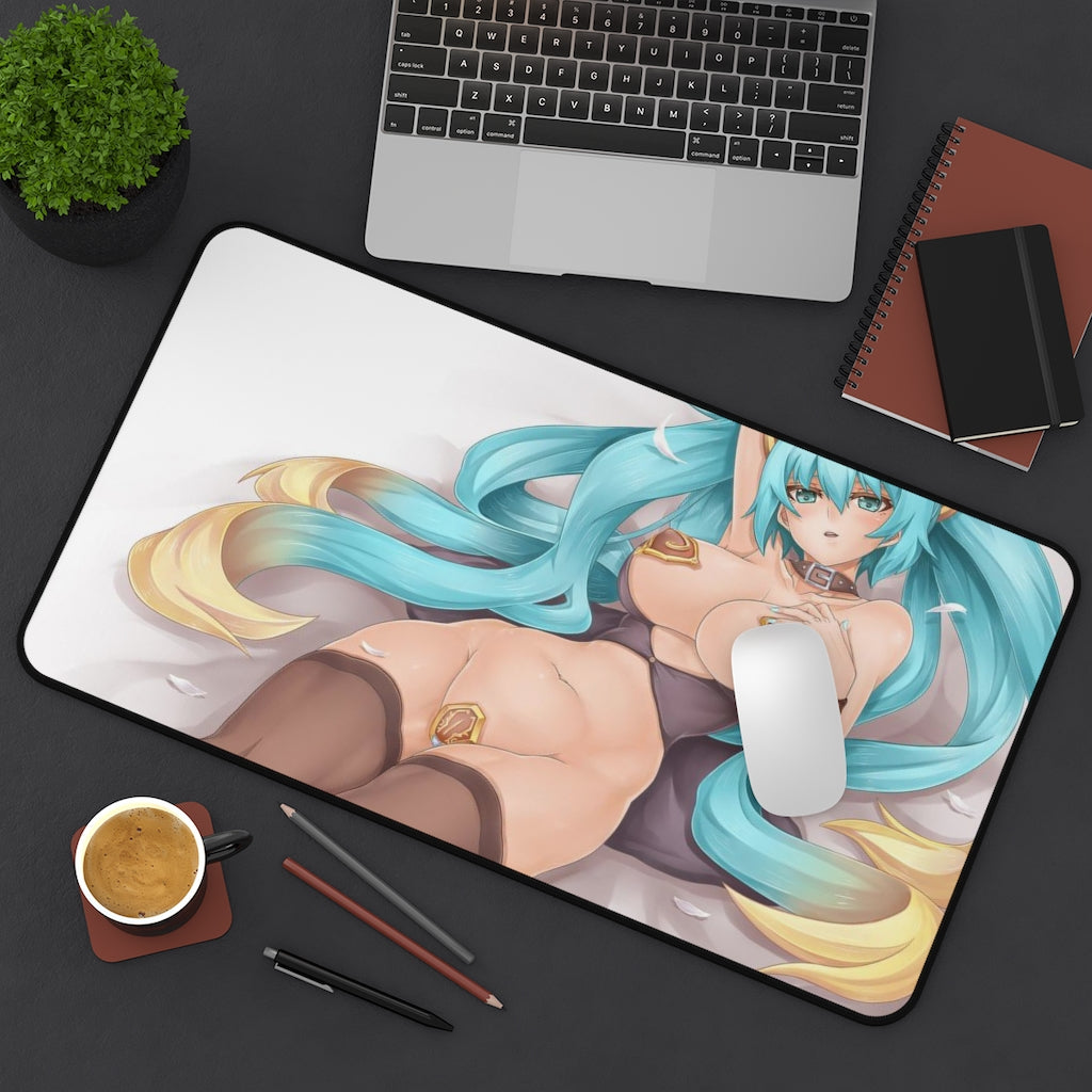 League Of Legends Sexy Mousepad - Sona Pasties Gaming Desk Mat - Ecchi Playmat