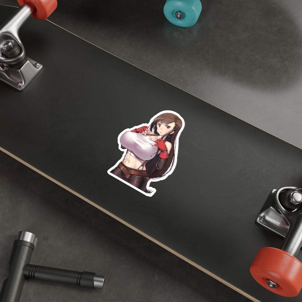 Huge Tifa Tits Waterproof Sticker - Ecchi Vinyl Decal