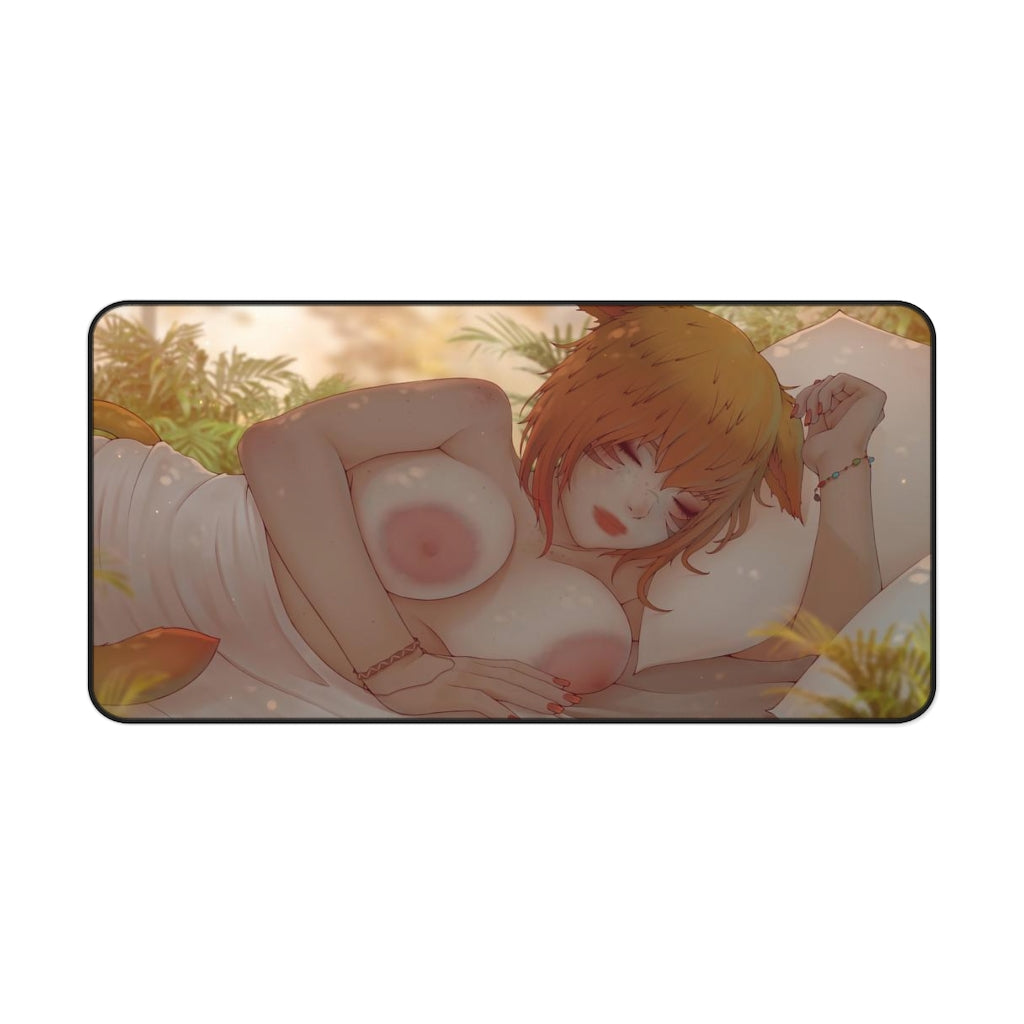 Avatar Final Fantasy 14 Nude Nipples Desk Mat - Non Slip Mousepad