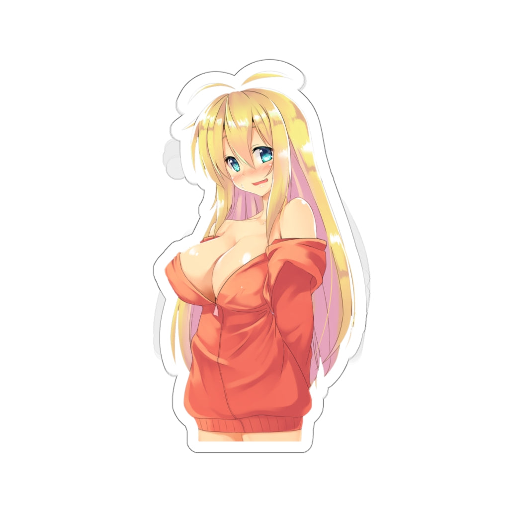 Busty Tsurumaki Maki Voiceroid Waterproof Sticker - Ecchi Vinyl Decal