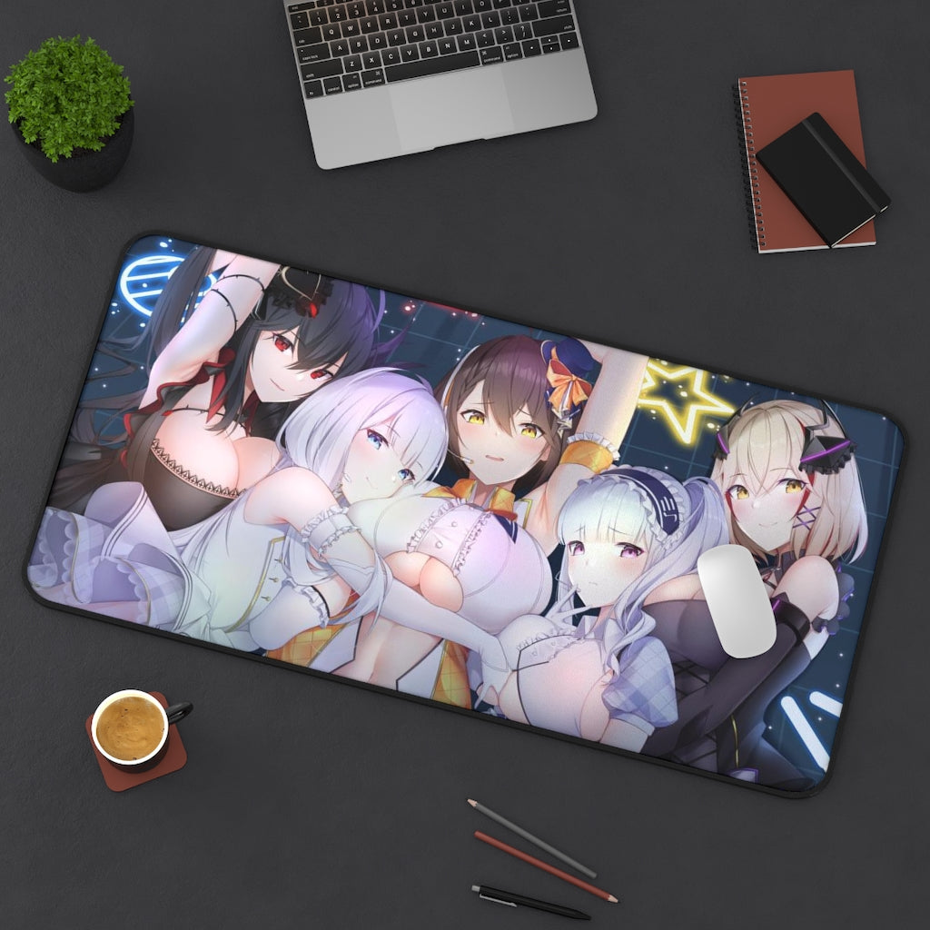 Azur Lane Boobs Mousepad - Large Desk Mat - Ecchi Mouse Pad - Mtg Playmat