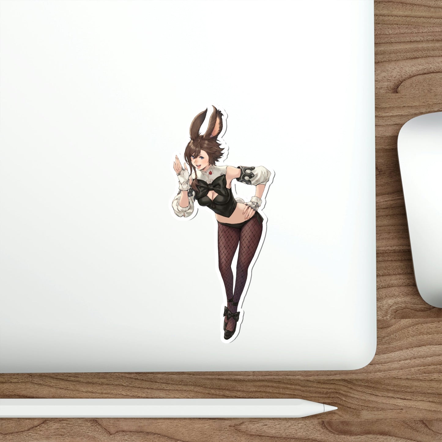 Sexy Viera Bunny Girl Final Fantasy 14 Waterproof Sticker - Weatherproof Vinyl Car Decal