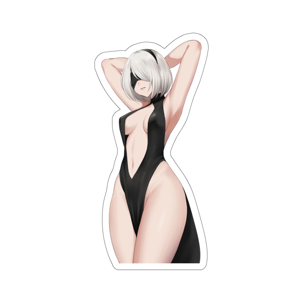 2B Cocktail Dress Waterproof Sticker - Nier Automata Ecchi Vinyl Car Decal