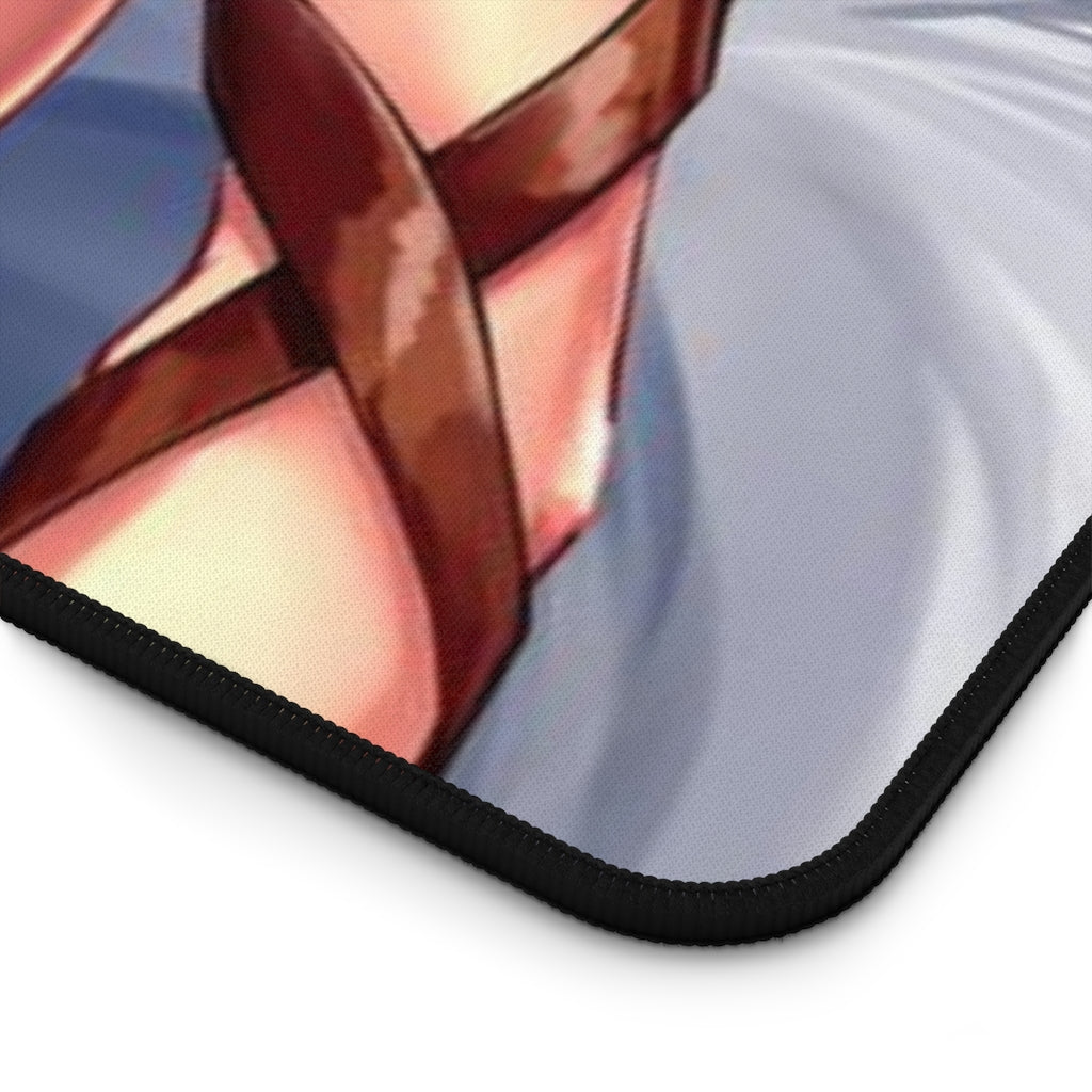 Nine Tailed Fox Ahri Sexy Mousepad - League of Legends Ecchi Desk Mat - LoL Kitsune Playmat