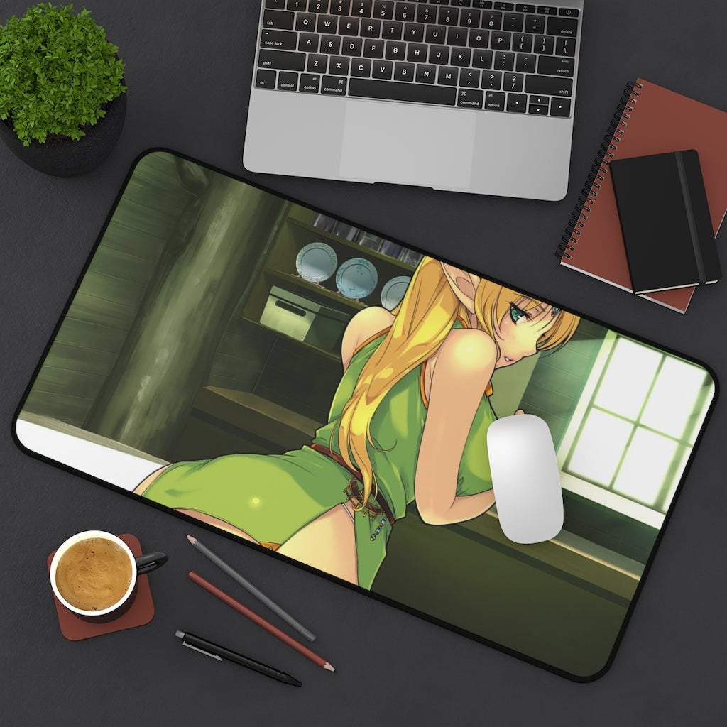 Record Of Lodoss War Sexy Mousepad - Deedlit Desk Mat - Ecchi Playmat