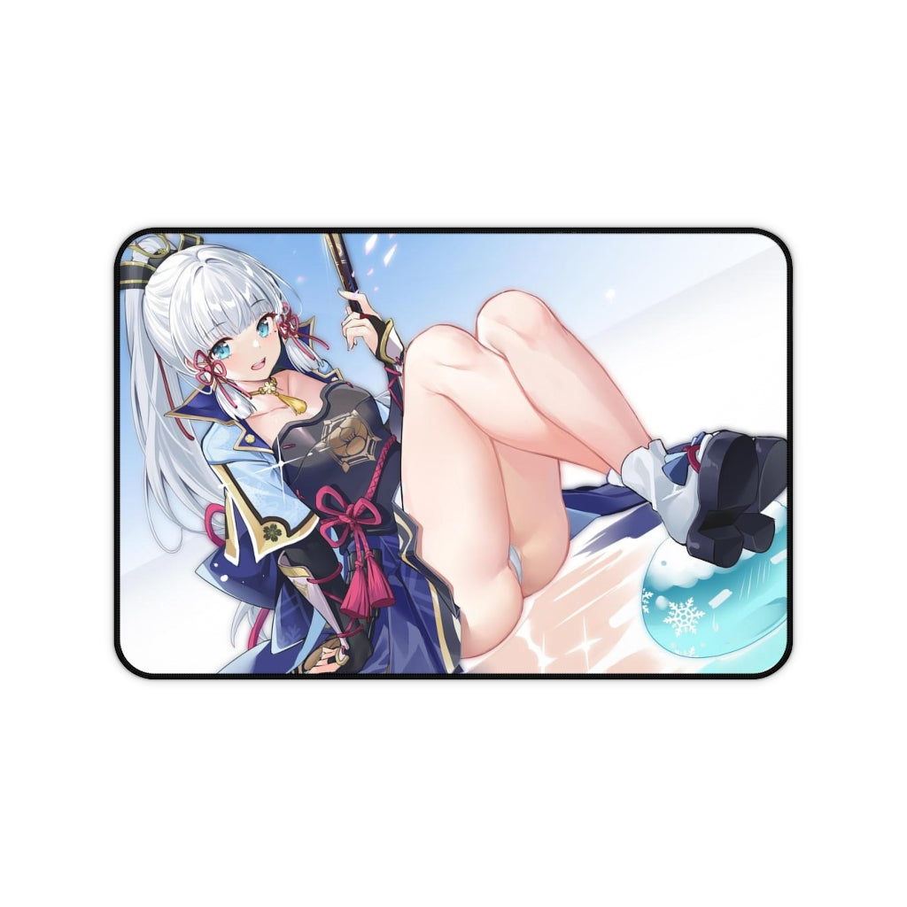 Genshin Impact Mousepad - Ayaka Large Desk Mat - Ecchi Mouse Pad - MTG Playmat