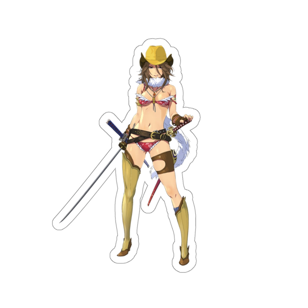 OneeChanbara Sexy Aya Waterproof Sticker - Ecchi Vinyl Decal