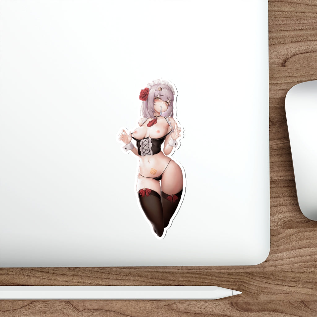 Genshin Impact Noelle Waterproof Sticker - Ecchi Vinyl Car Decal