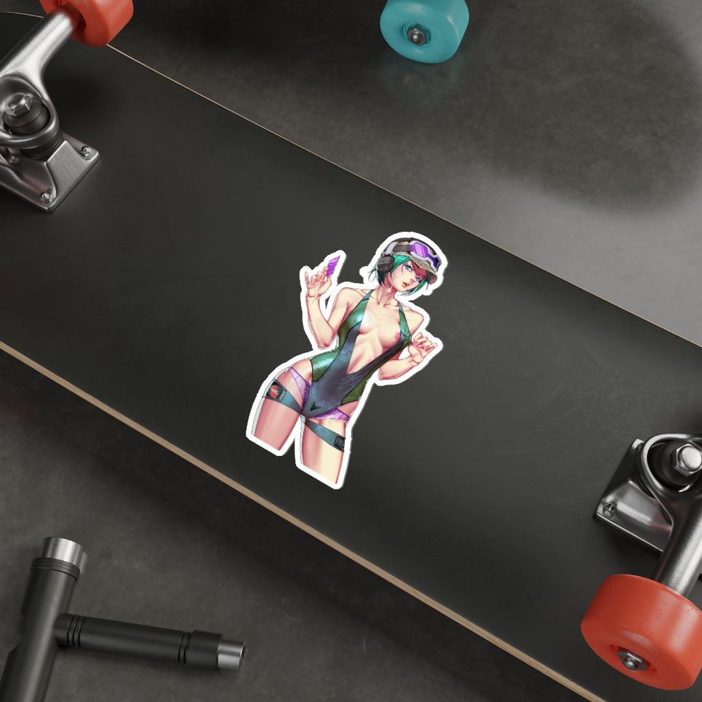 Rainbow Six Siege Sexy Swimsuit Ela Waterproof Sticker - Ecchi Vinyl Decal