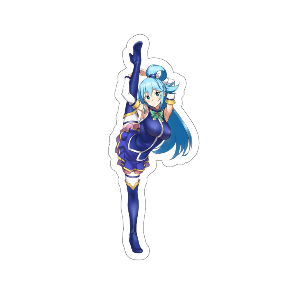 Konosuba Aqua Flexible Split Waterproof Sticker - Ecchi Vinyl Decal