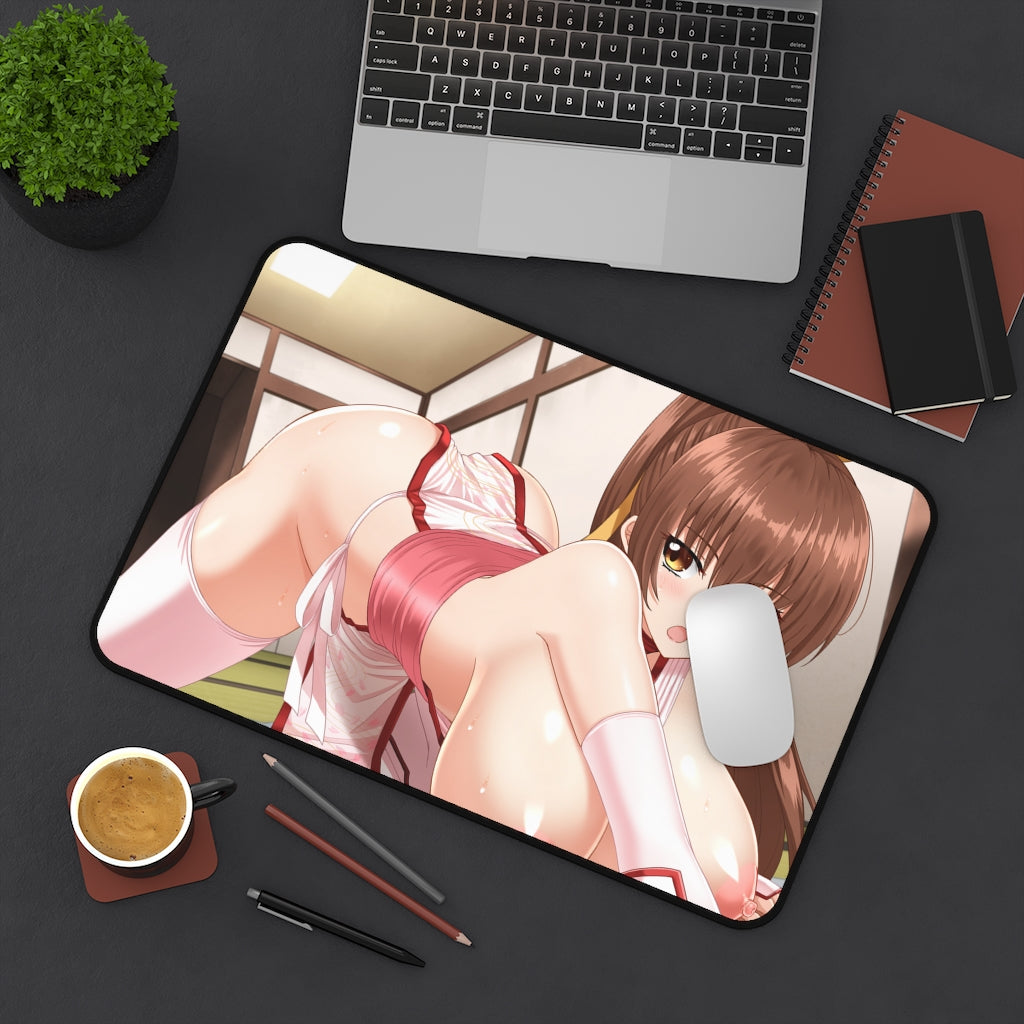 Dead Or Alive Sexy Mousepad - Kasumi Ecchi Desk Mat - Gaming Playmat