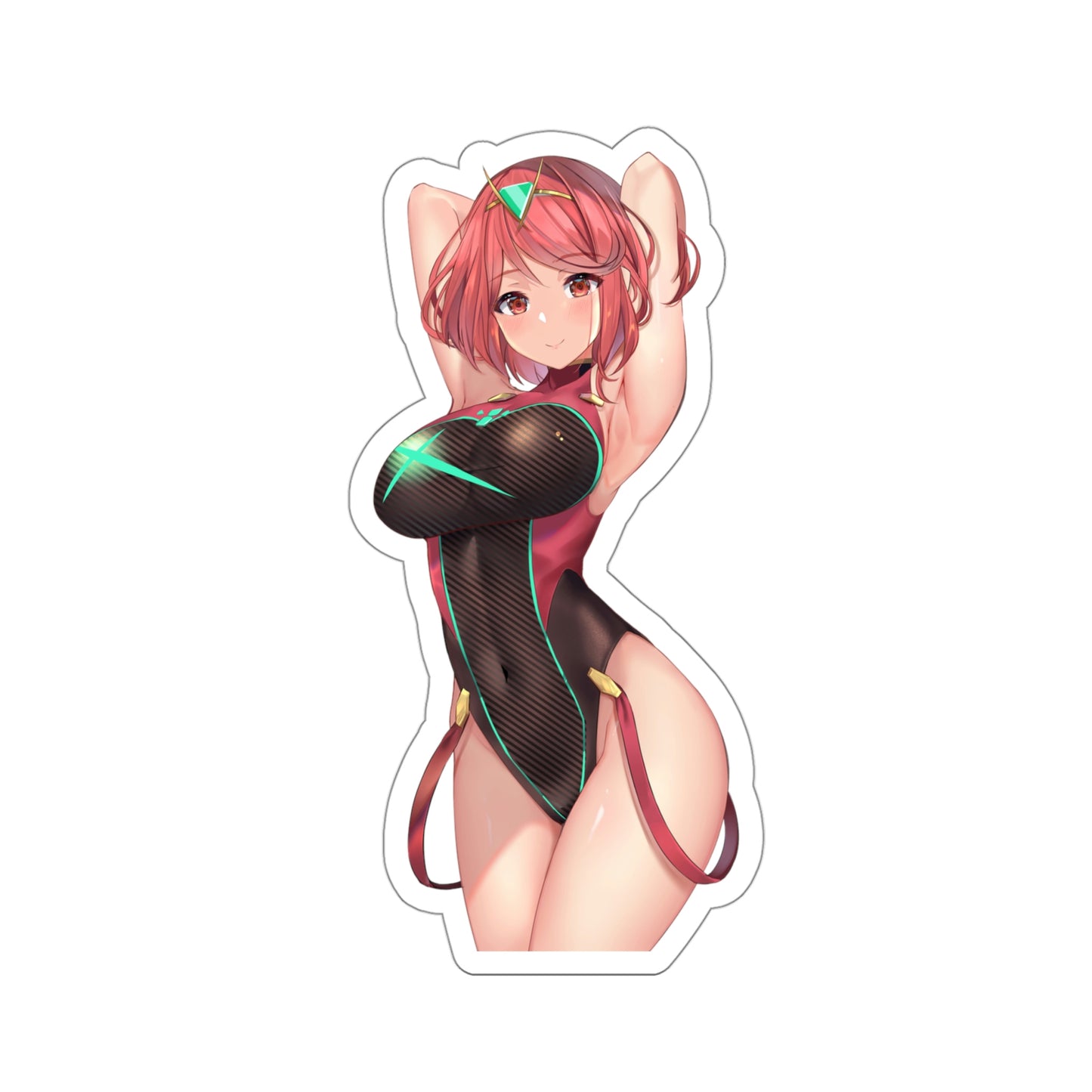 Xenoblade Pyra Swimsuit Waterproof Sticker - Ecchi Vinyl Decal