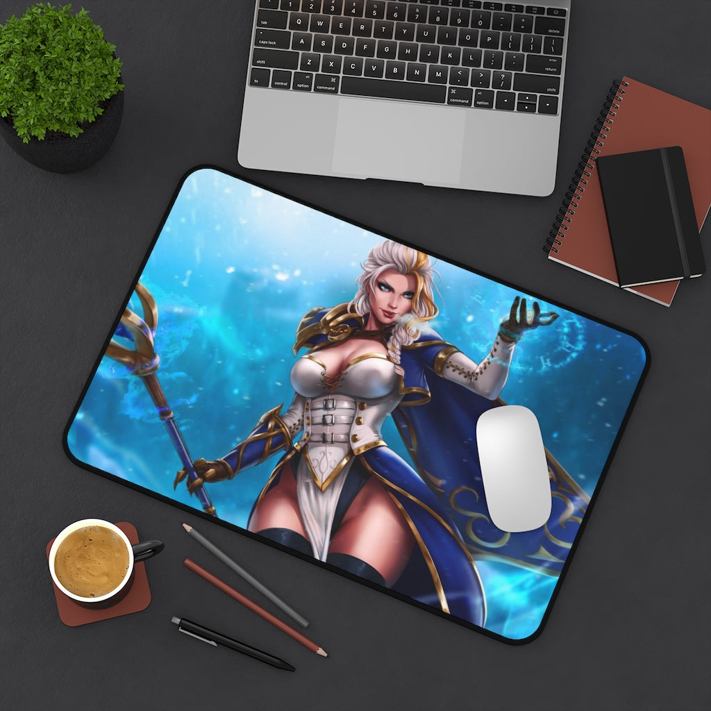 Sexy Mage Jaina Proudmoore Warcraft Desk Mat - Non Slip Mousepad - Sexy Girl Playmat