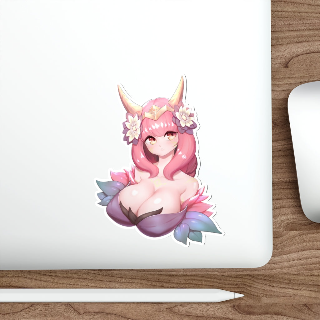 Ahri League of Legends Anime Boobs Waterproof Sticker - Ecchi Vinyl Decal