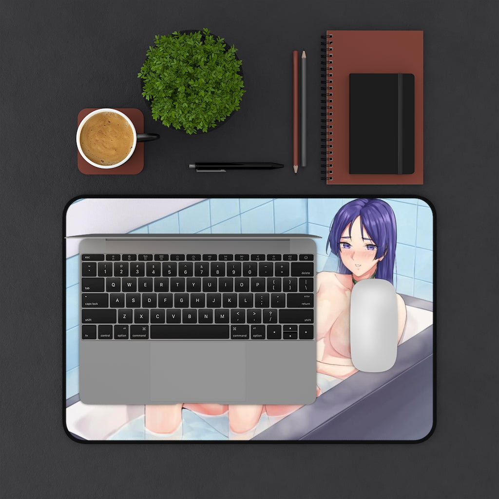 Minamoto No Raikou Fate Grand Order Nude Bath Desk Mat - Non Slip Mousepad