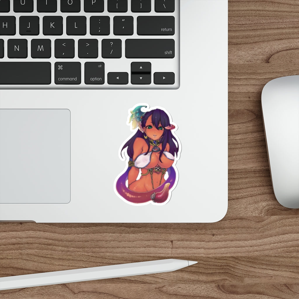 Sexy Peeker Queen's Blade Luna Luna Waterproof Sticker - Ecchi Vinyl Decal