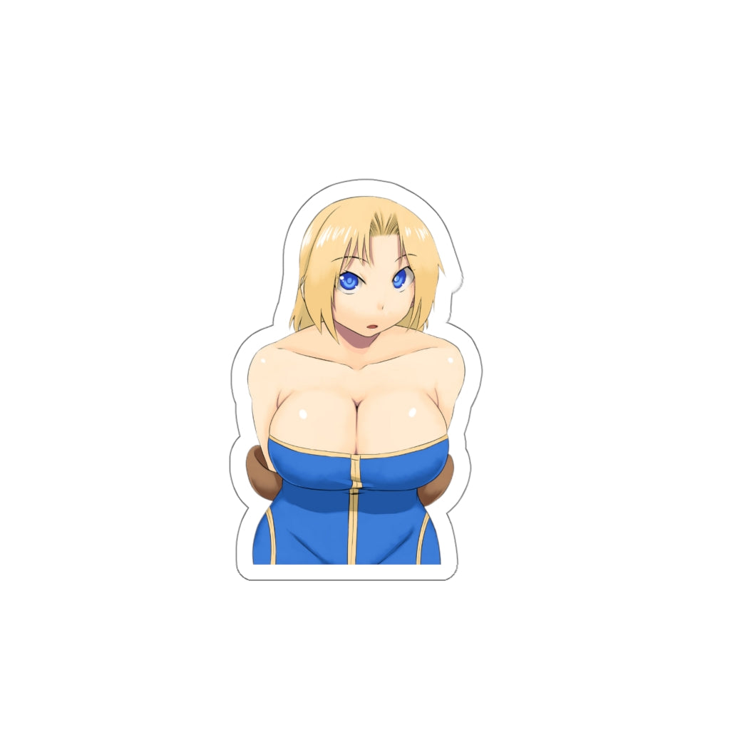 Final Fantasy Tactics Big Boobs Monk Waterproof Sticker - Ecchi Vinyl Decal