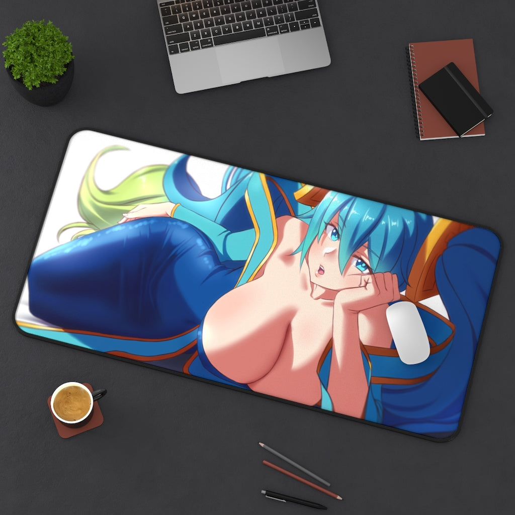 Sona Buvelle Mousepad - League of Legends Large Desk Mat - Ecchi Mouse Pad - LoL Playmat