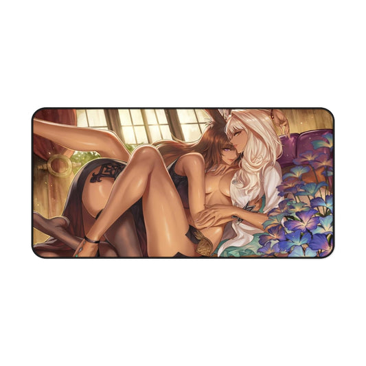 Final Fantasy 14 Mousepad - Ecchi Gaming Large Desk Mat - MTG Playmat