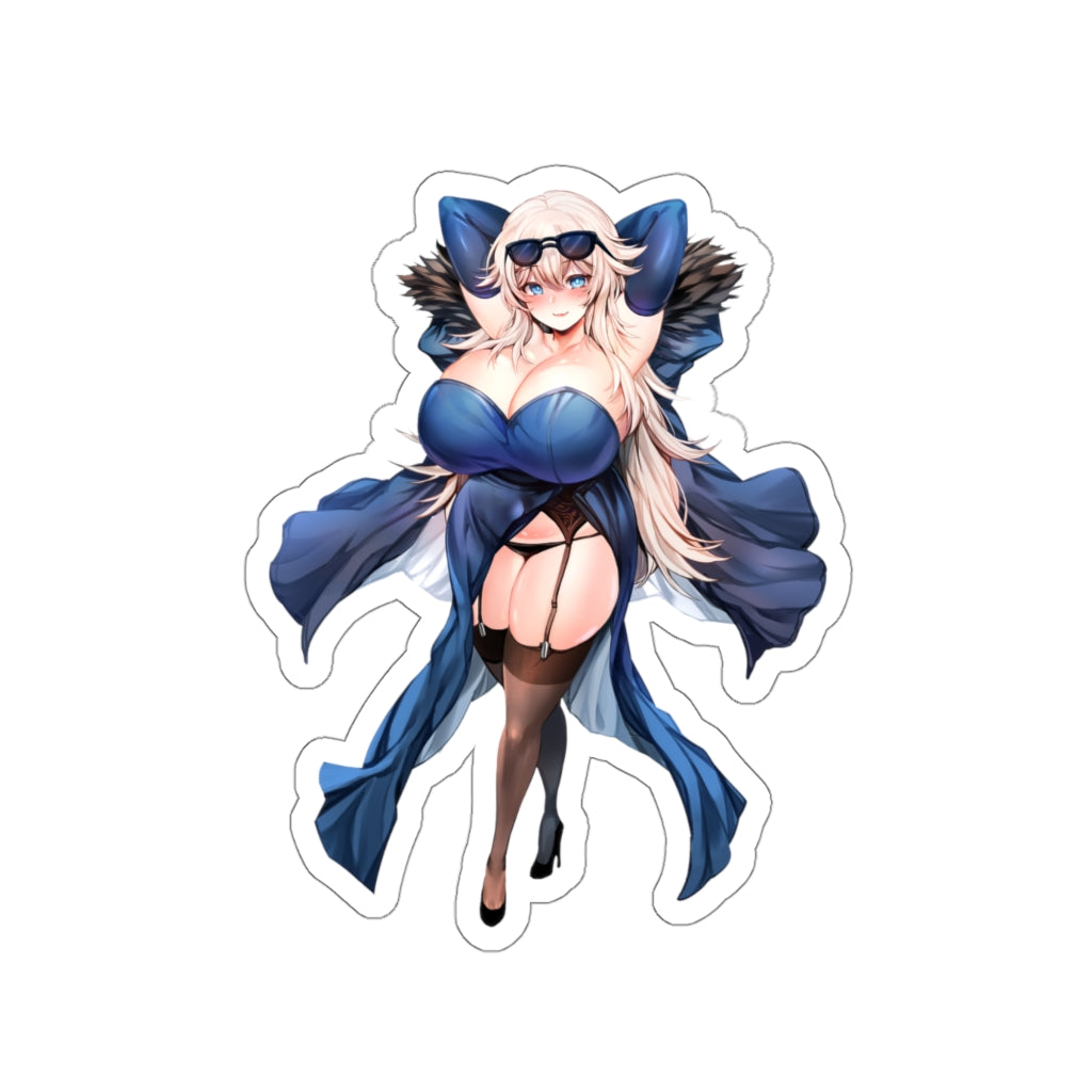 Elsword Thick Boobs Garter Belt Elesis Waterproof Sticker - Ecchi Vinyl Decal