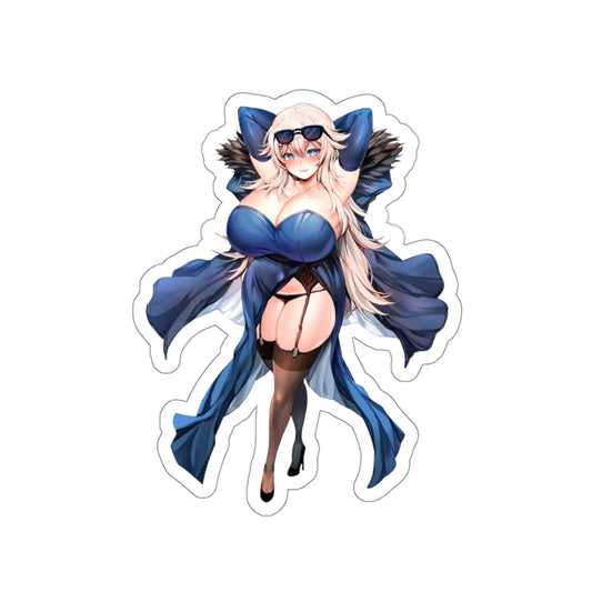 Porte-jarretelles à gros seins Elsword Elesis Sticker imperméable - Autocollant en vinyle Ecchi