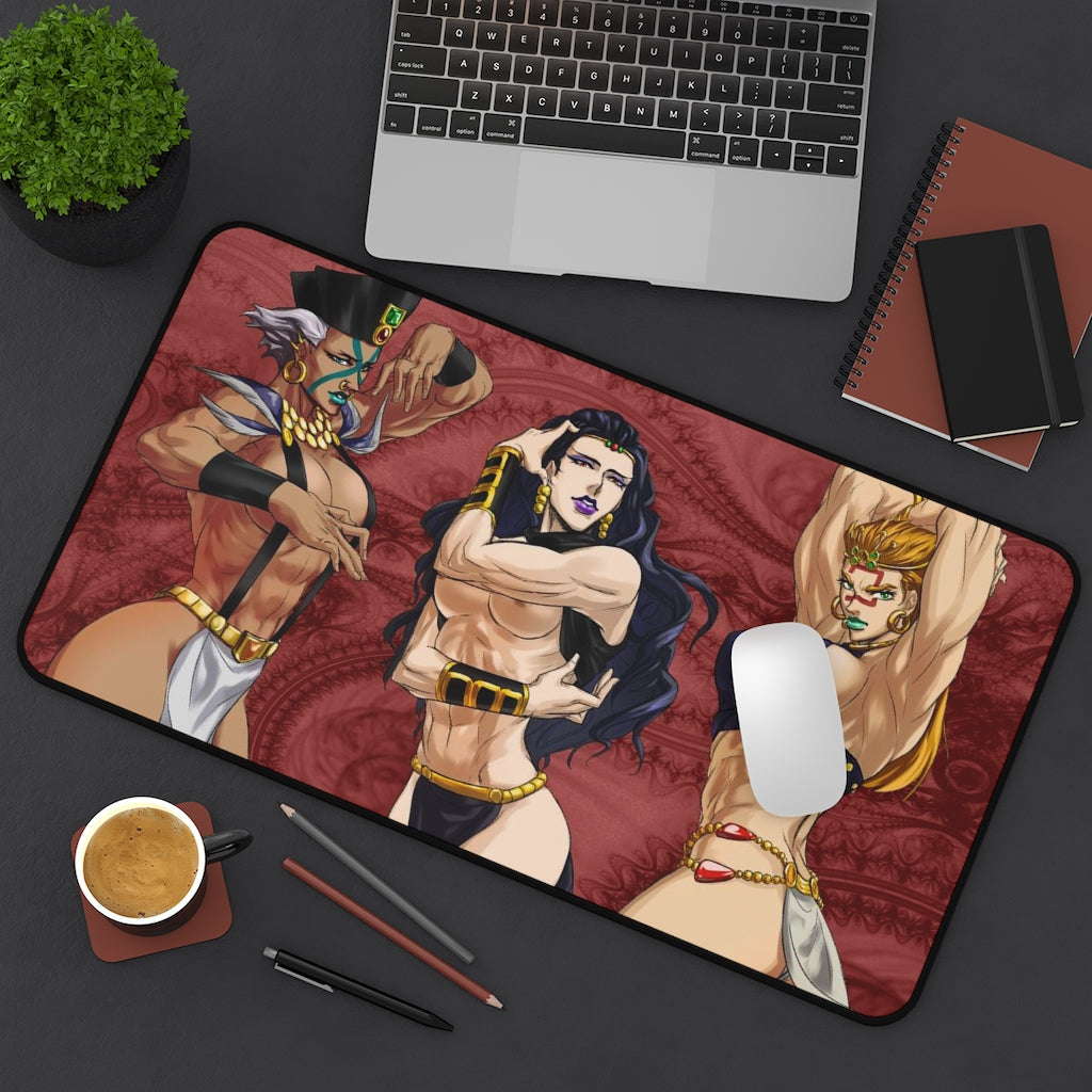 JoJo's Bizarre Adventure Anime Mousepad - Gender Swap - Large Desk Mat - Ecchi Mouse Pad - MTG Playmat