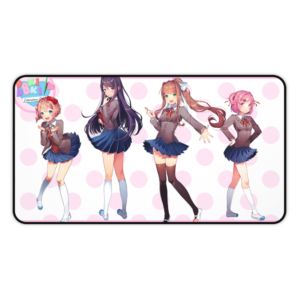 Doki Doki Literature Club Mousepad - Large Ecchi Desk Mat - Mouse Pad - Kawaii Playmat