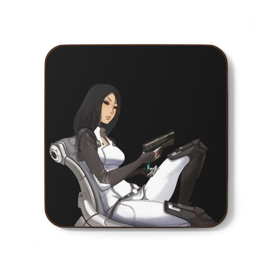 Mass Effect Coaster - Hardboard Back Coaster - Gamer Gift - Miranda Lawson