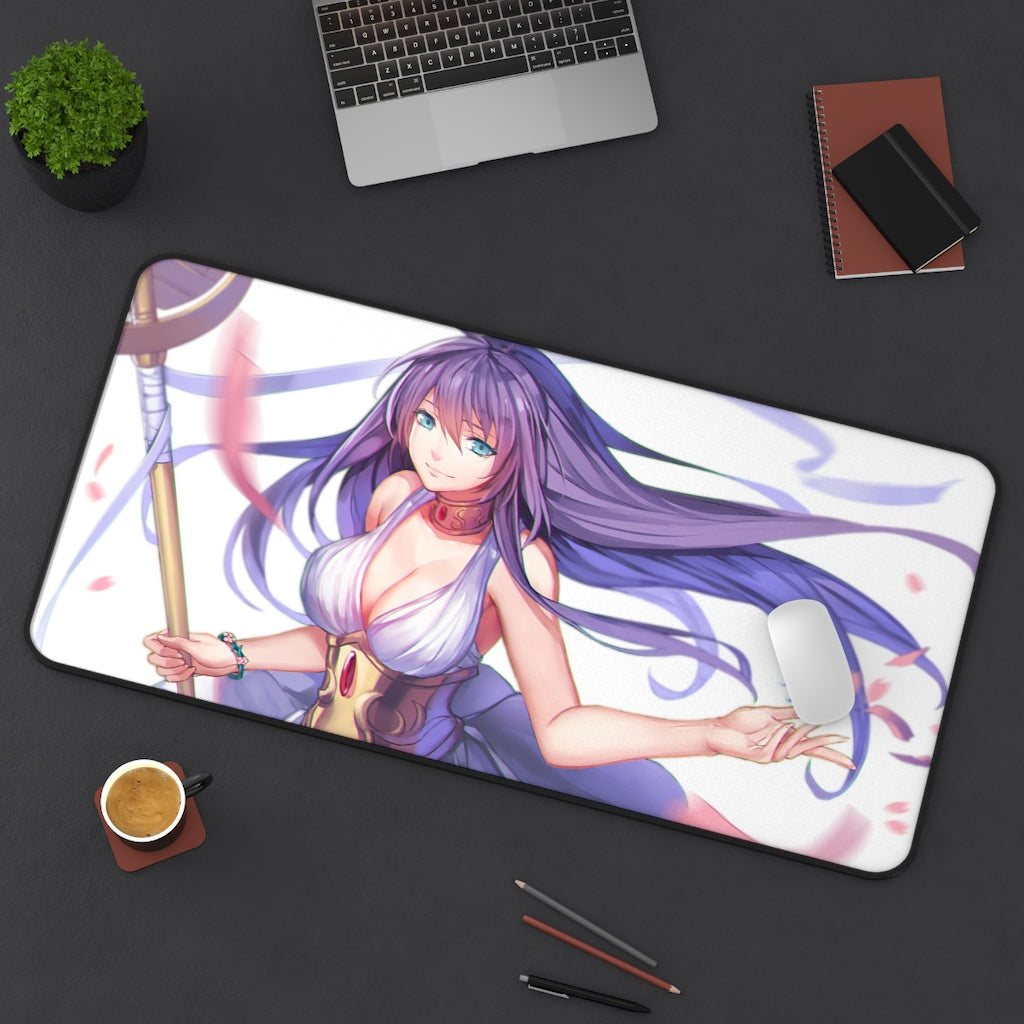 Busty Athena Sasha Saint Seiya Desk Mat - Sexy Anime Girl Mousepad - Gaming Playmat