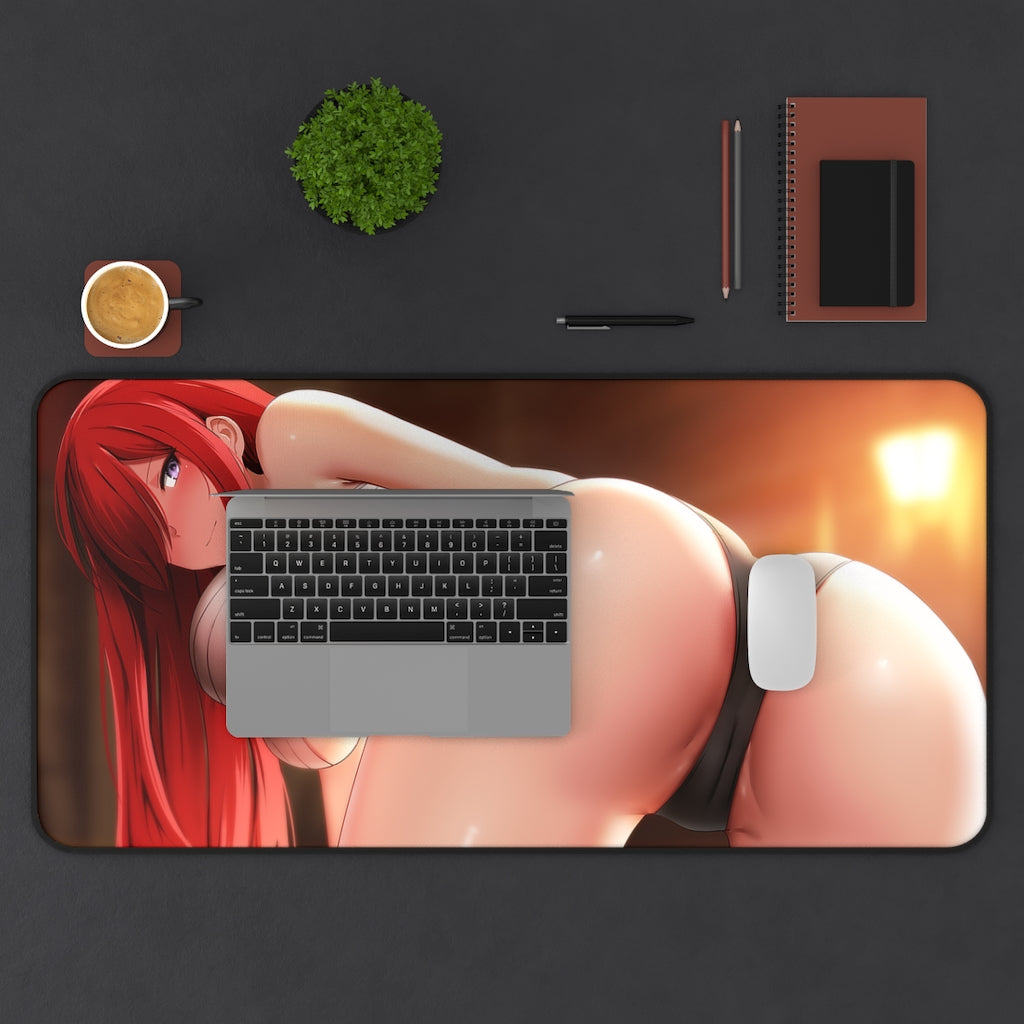 Fairy Tail Ecchi Mousepad - Big Butt Erza Scarlet - Large Desk Mat - MTG Playmat