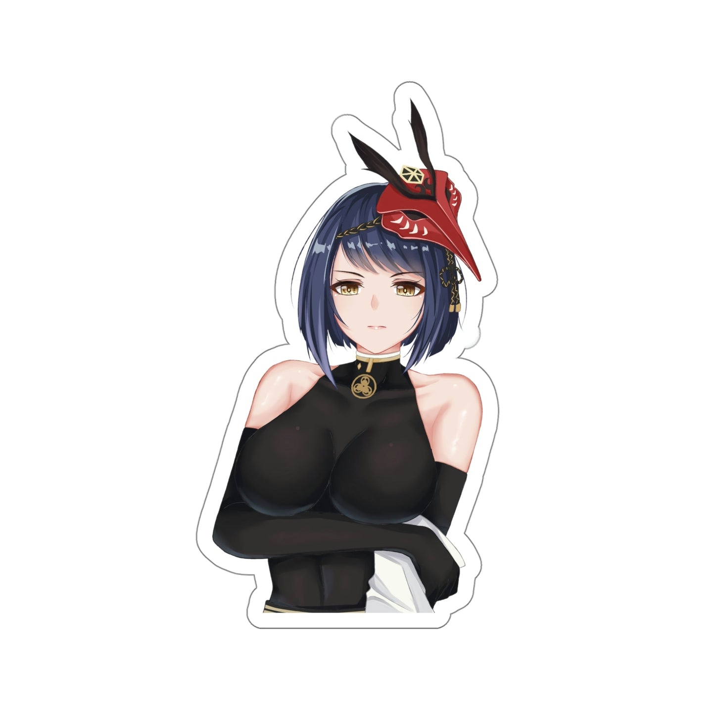 Genshin Impact Waifu Sara Kujou Waterproof Sticker - Weatherproof Vinyl Car Decal