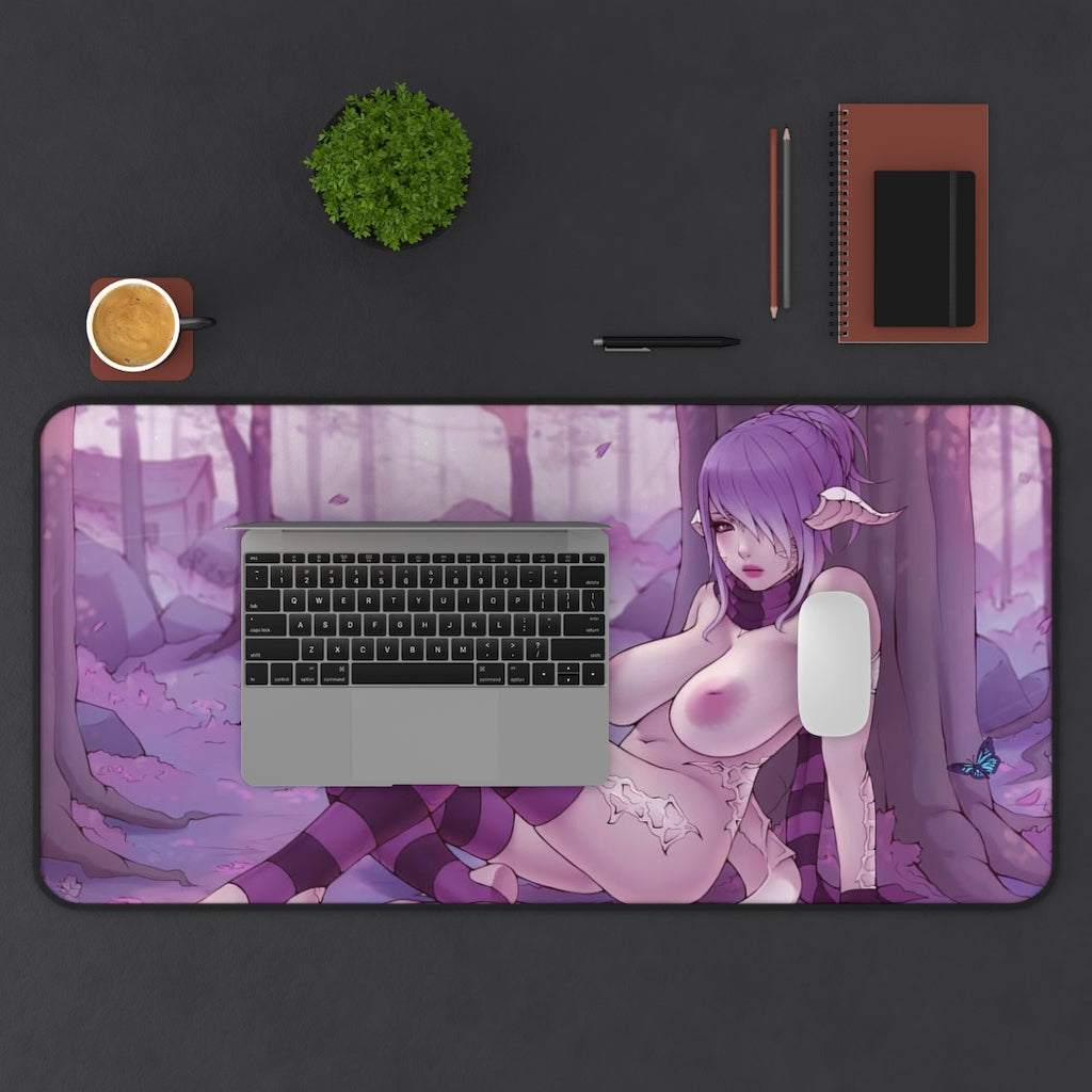 Thick Nude Avatar Final Fantasy 14 Desk Mat - Non Slip Mousepad