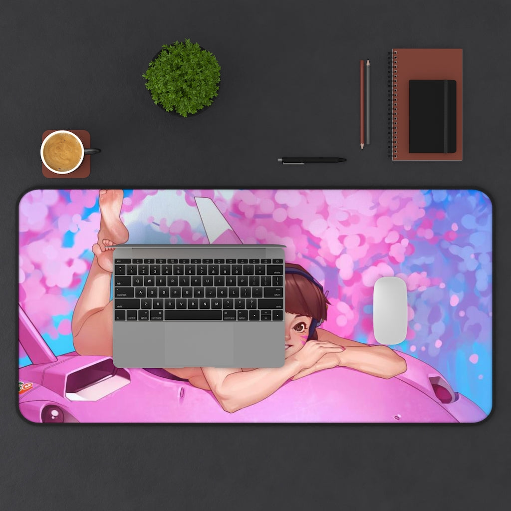 D.Va Overwatch Nude Ass Desk Mat - Non Slip Mousepad