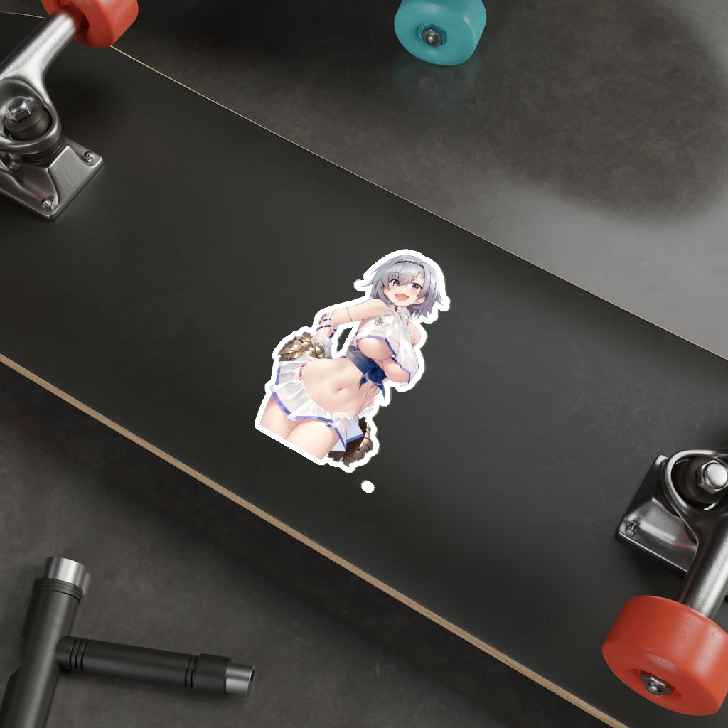 Azur Lane Sexy Boobs Cheerleader Reno Waterproof Sticker - Ecchi Vinyl Decal