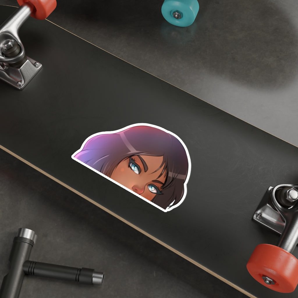 Korra Peeker Sticker - Anime Peeker Car Decal