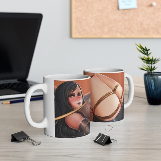 Shibari Bondage Tifa Final Fantasy 7 Mug 11oz