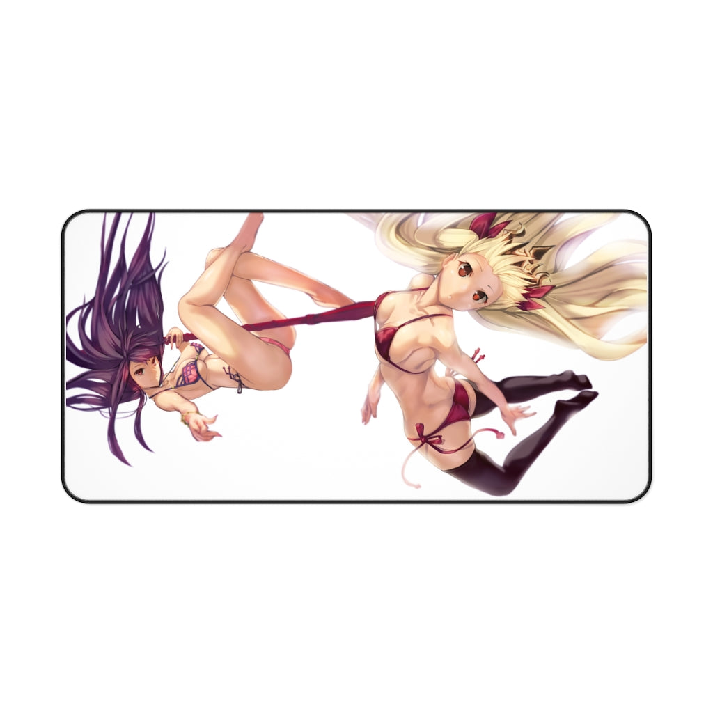 Fate Grand Order Ecchi Mousepad - Bikini Scathach And Ereshkigal Desk Mat - FGO Playmat