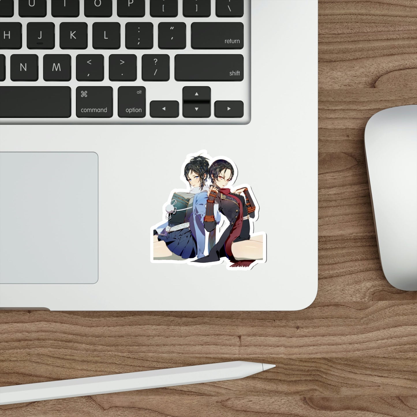 Touken Ranbu Sexy Waifus Kiyomitsu and Yasusada Waterproof Sticker - Weatherproof Vinyl Car Decal