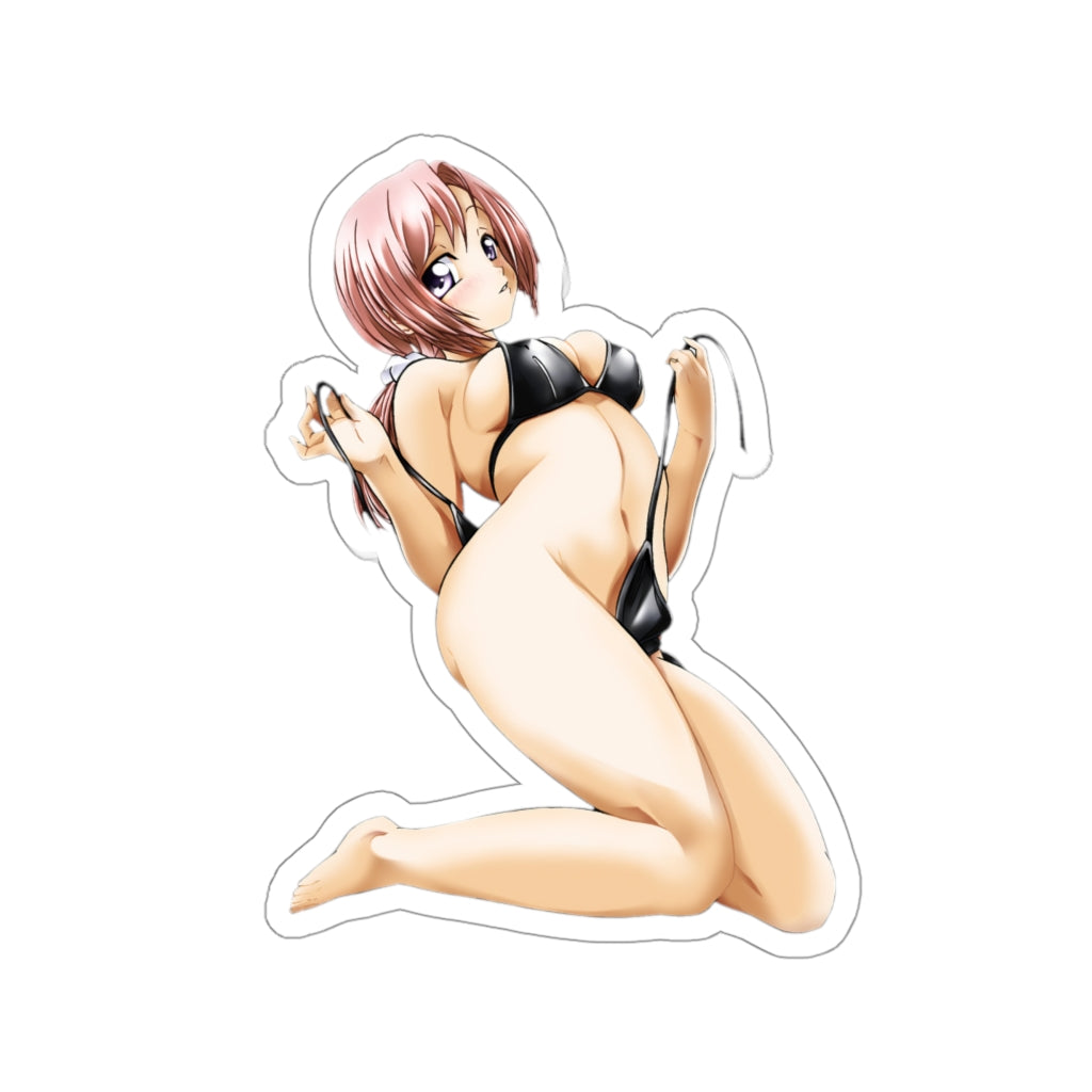 Sexy Bikini Kazami Mizuho Onegai Teacher Waterproof Sticker - Ecchi Vinyl Decal