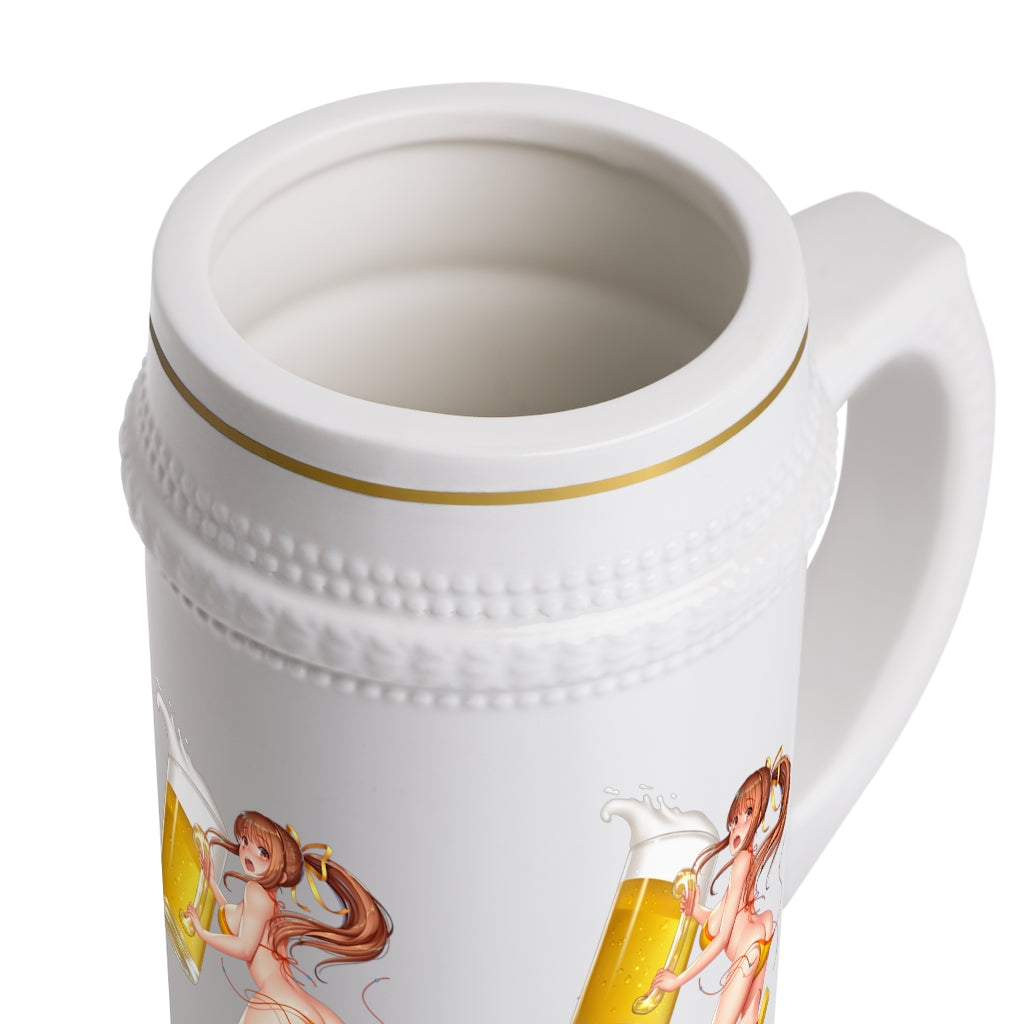 Beer Stein Mug - Sexy Gift for Beer Lover - Tokyo EXE Girls Gaien Nozomi Bikini