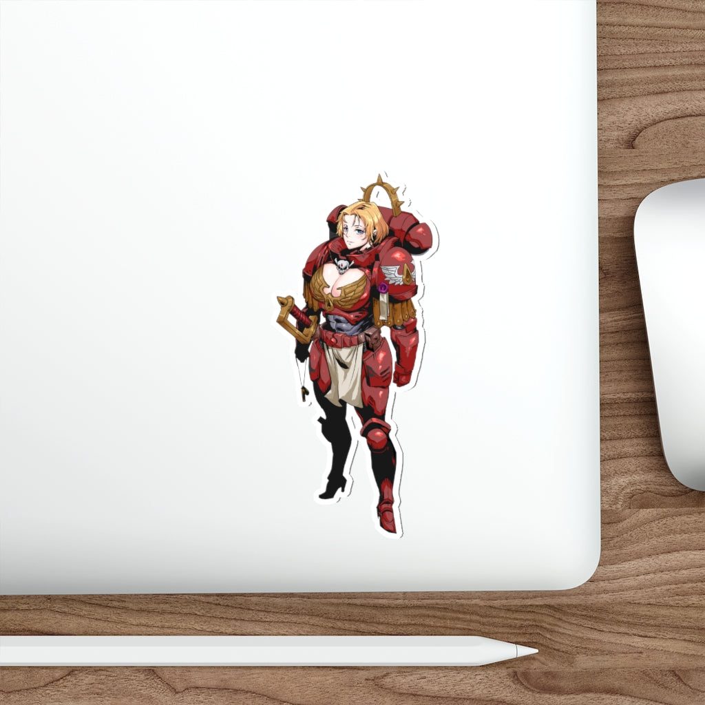 Sexy Space Marine Big Boobs Warhammer 40k Waterproof Sticker - Ecchi Vinyl Decal